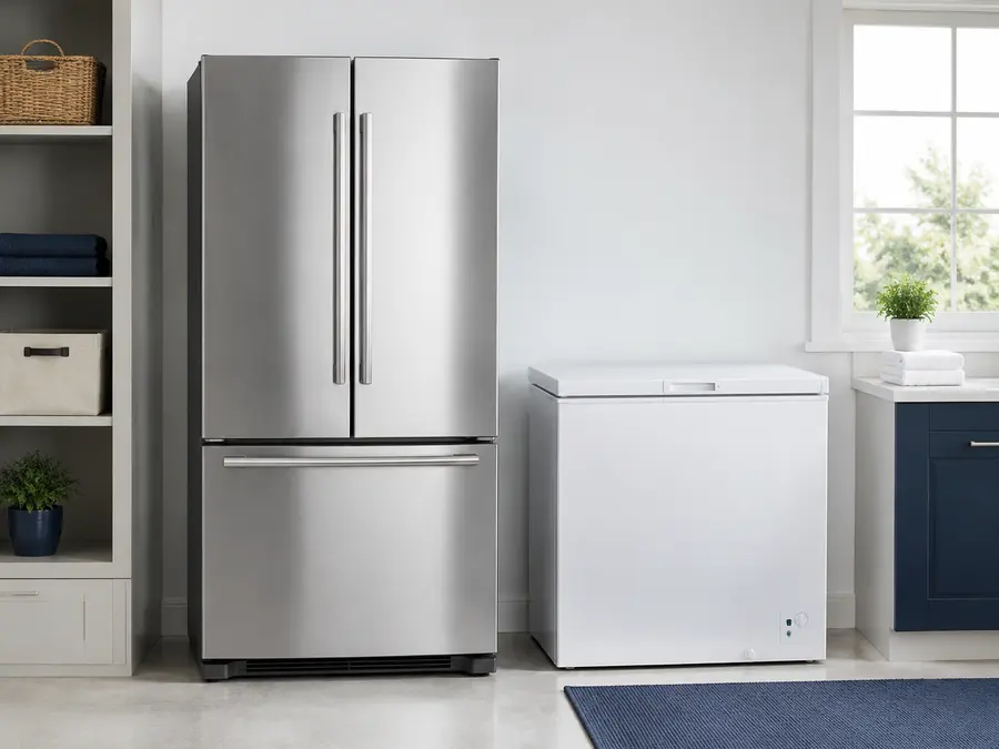 Geladeira e freezer